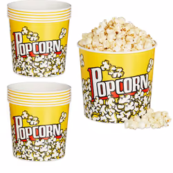 Le lot de boîtes à pop-corn est idéal pour du bon pop-corn et d’autres snacks à chaque soirée cinéma. Vous pouvez également o ...