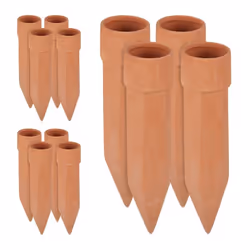 Cône en argile d’arrosage lot de 12 accessoire d’arrosage Bouteilles d’15 L 19 x 45 cm terre cuite