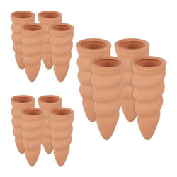 Cône en argile d’arrosage lot de 12 accessoire d’arrosage Bouteilles d’15 L 115 x 45 cm Terre cuite