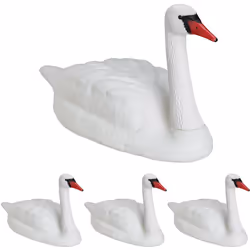 Apportez une touche enchanteresse à votre mare de jardin grâce à cette statue de cygne XXL. La figurine est une imitation réa ...
