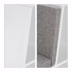 Relaxdays - Etagère à livres avec coussin, pour enfants avec 6 compartiments, 63x103x30cm, rembourré, siège. - Vue supplémentaire 6