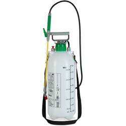 Relaxdays - Pulvérisateur de jardin 8 litres, buse réglable, pour eau et désherbant, vaporisateur, avec graduation, blanc