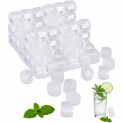 Quand il fait chaud, vousavez souvent envie d’une boisson rafraîchissante ? Alors les faux glaçons enlot de 24 sont idéaux. L ...