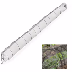 Ce tunnel de croissance long de 7 mètres protège efficacement vos fleurs et plantes utiles contre les oiseaux et les insectes ...