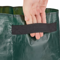Relaxdays - Sac de plantation en lot de 3, avec fenêtre de visualisation, poignées latérales, HxD : 44 x 33 cm, vert foncé - Vue supplémentaire 7
