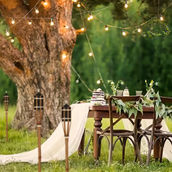 Relaxdays 10035706 torche de jardin