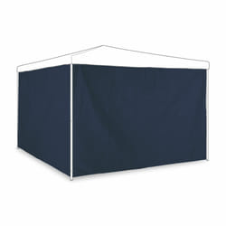 Relaxdays Paroi latérale tonnelle, lot de 2, panneau pour pavillon 3 x 2 m, imperméable, sans fenêtres, bleu foncé