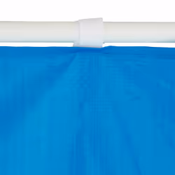 Paroi latérale tonnelle, lot de 2, panneau pour pavillon 3x2 m, imperméable, sans fenêtres, plastique, bleu - Relaxdays - Vue supplémentaire 6