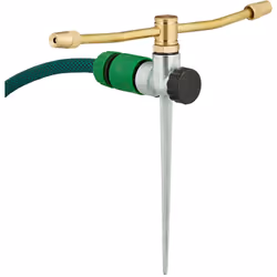 Profitez d’un joli gazon vert grâce à cet arroseur de jardin très pratique Grâce aux puissances de jet et à la portée réglabl ...