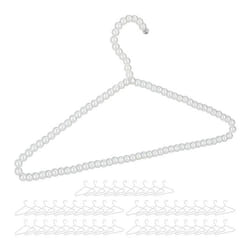 Cintres avec perles jeu de 50 T shirts blouses traverses pour pantalons et jupes 40 cm plastique bancs