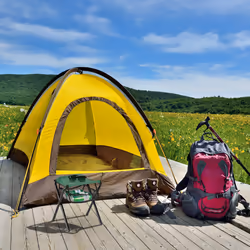 Tabouret pliant camping, avec poche, jusqu'à 120 kg, pliable, léger, siège plage, HxLxP: 39 x 29 x 35 cm, vert - Relaxdays