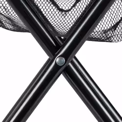 Tabouret pliant camping, avec poche, jusqu'à 120 kg, pliable, léger, siège plage, HxLxP: 39 x 29 x 35 cm, vert - Relaxdays - Vue supplémentaire 7
