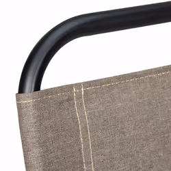 Relaxdays Tabouret de camping avec poche, pliant, sans dossier, pêche, jardin, chaise à transporter, 60x35x35 cm, beige - Vue supplémentaire 7