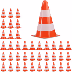 Ces cônes de signalisation peuvent être utilisés pour des exercices physiques, que ce soit en extérieur ou en intérieur. Ils  ...