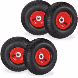 Achetez ces roues pour votre plus grand confort pour le chariot, le chariot manuel ou le diable. Vous pourrez avec ces roues  ...