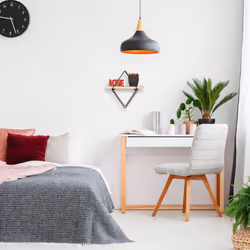 Relaxdays - tagère murale avec des formes de diamants, 30 x 30 x 15 cm, fer et bois mdf, salon, chambres, noir, brun