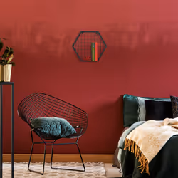 Relaxdays - tagères murales de forme hexagonale, 35 x 31 x 13,5 cm, design de grille, fer, salon, chambres, cuisine, noir