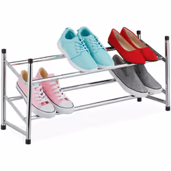 Cette étagère à chaussure pratique offre un espace de rangement suffisant pour vos chaussures dans l’entrée, le dressing ou l ...