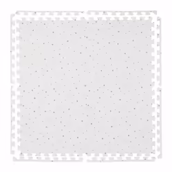 Relaxdays Tapis puzzle, motif étoiles, 8 pièces, mousse EVA, sans substances nocives, bébé, enfants, 50x50cm, blanc/gris - Vue supplémentaire 6