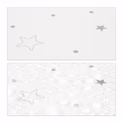Relaxdays Tapis puzzle, motif étoiles, 8 pièces, mousse EVA, sans substances nocives, bébé, enfants, 50x50cm, blanc/gris - Vue supplémentaire 7