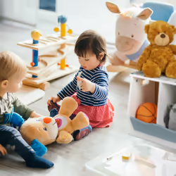 Tagère pour enfants, motif chien, 3 compartiments, HxLxP : 32,5x60x36 cm, mdf, rangement chambre, multicolore - Relaxdays