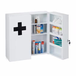 Description générale Cette armoire à pharmacie pratique est idéale pour garder médicaments, pansements et matériel de premier ...