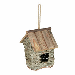 Nichoir pour oiseaux décoratif Maison oiseaux bois Abri oiseaux Cabane suspendue