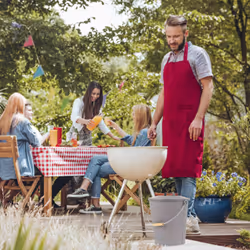 Relaxdays - Seau à cendres, avec couvercle, 24 litres, poignée de transport, bac à charbon, cheminée & barbecue, gris