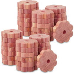 Relaxdays - Anti-mites textiles, cèdre, 40 pièces pour l'armoire, protection longue durée, protège les vêtements, naturel