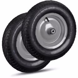 Si vous avez besoin d’une roue pour votre brouette de jardin, optez pour cette roue 4.80 4.00-8 en lot de 2. La roue en caout ...
