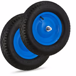 S’il vous faut une nouvelle roue pour votre brouette de jardin, faites l’acquisition de cette roue de diable 4.80 4.00-8 en j ...