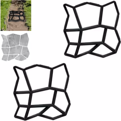 Aménagez votre jardin comme vous voulez avec le moule de fonte réutilisable pour béton et ciment. Vous créez avec le moule po ...