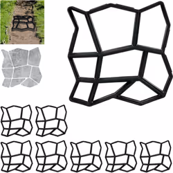 Aménagez votre jardin comme vous voulez avec le moule de fonte réutilisable pour béton et ciment. Vous créez avec le moule po ...
