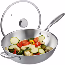 Envie de voyager en Asie tout en restant dans votre cuisine ? Ce wok pourrait vous intéresser. Constitué d'acier inoxydable s ...