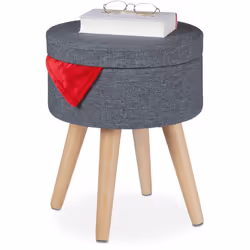 Le tabouret rond est la solution 2 en 1 intelligente pour votre salon, il est untabouret et une table basse à la fois. Le cou ...