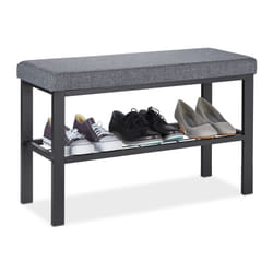 Relaxdays 4052025385248 Organisateur pour chaussures Ouvert Noir, Gris