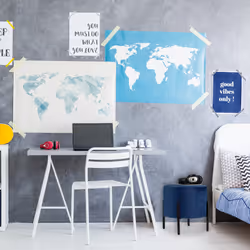 Pouf en velours, tabouret rond, matelassé, pieds en métal noir, HxD : 38,5x40,5 cm, siège tissu, bleu - Relaxdays