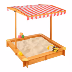 Ce bac à sable fera la joie de vos enfants qui pourront jouer avec le sable et d’autres matériaux naturels. Parfait pour s’am ...