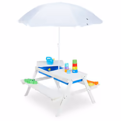 Envie d'offrir un espace de jeu original à vos enfants ? Cet ensemble de table et de bancs pour jardin pourrait leur plaire ! ...