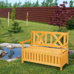 Relaxdays 10038653 banc de jardin Bois