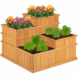 Mettez en scène vos plantes, fleurs, herbes aromatiques et légumes avec cet élégant carré potager. Les différents étages vous ...