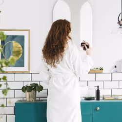 Relaxdays - Accessoires de salle de bain, 5 pièces, en inox brossé et plastique, design moderne et harmonieux, anthracite