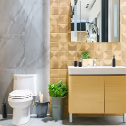 Relaxdays - Accessoires de salle de bain, 5 pièces, en inox brossé et plastique, design moderne et harmonieux, anthracite - Vue supplémentaire 5