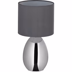 Cette lampe de tablemoderne décore votre intérieur avec élégance. La lampe tactile séduit par sacombinaison esthétique de cou ...