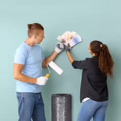 Relaxdays - Non-tissé pour la peinture, toile de rénovation, antidérapant, 1mx50m = 50 m², imperméable, 200g/m², gris