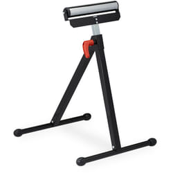Tréteau avec roulette, hauteur réglable entre 67 et 110 cm, pliant, charge max. 60 kg, atelier, acier, noir - Relaxdays