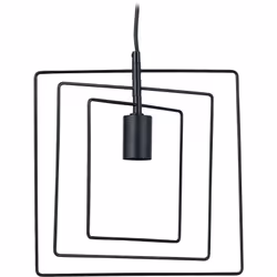 Cette lampe suspendue en noir mat élégant est idéale pour apporter une touche esthétique à votre salon ou votre couloir. Le l ...
