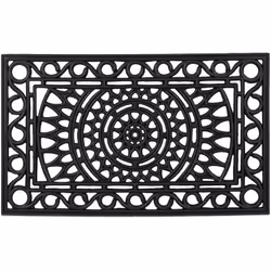 Ce tapis d’entrée antidérapant en caoutchouc robuste convient pour uneutilisation en intérieur ou en extérieur. Il trouvera s ...