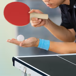 Relaxdays Table tennis-de-table d’intérieur, pliant, lot, filet, 2 raquettes, 3 balles, HxLxP : 70 x 150 x 70 cm, noir