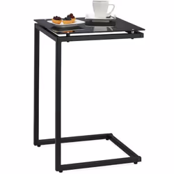 Avec cette table d'appoint élégante, créez une atmosphère de bien-être dans votre espace de vie. Cette console très pratique  ...